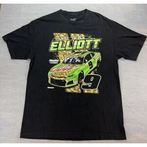 Hendrick Motorsports #9 Chase Elliott Mountain Dew Car Graphic Shirt Sz L